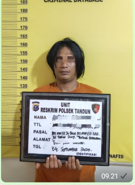 Polsek Tandun Berhasil Ungkap Kasus Narkoba, 1,70 Gram Sabu Disita