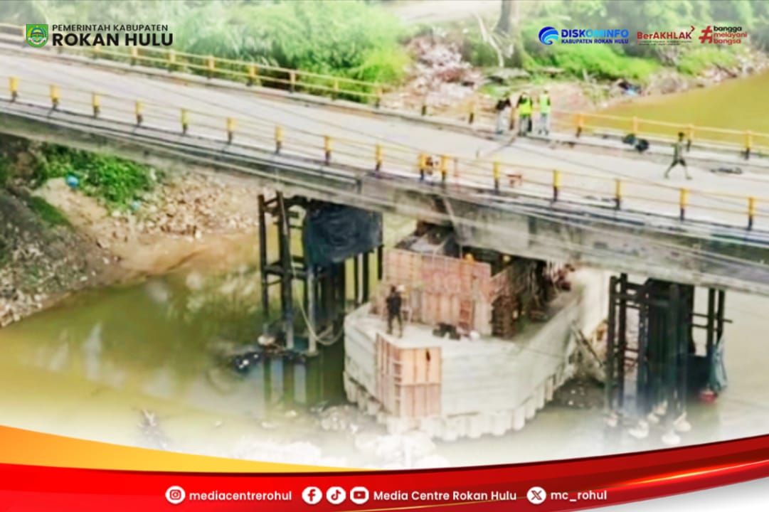 Jembatan Ujungbatu Kembali Dibuka, Masyarakat Rokan Hulu Bersyukur