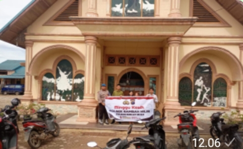 Polsek Rambah Hilir Laksanakan Minggu Kasih, Perkuat Sinergi Polri Dan Masyarakat