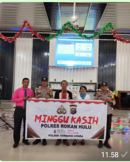 Polsek Tambusai Utara Laksanakan Minggu Kasih, Pererat Hubungan Polri Dan Masyarakat
