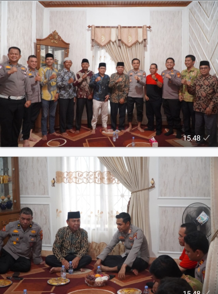 Kapolres Rokan Hulu Pererat Hubungan Dengan Tokoh Masyarakat Tandun SejagatNewscom (