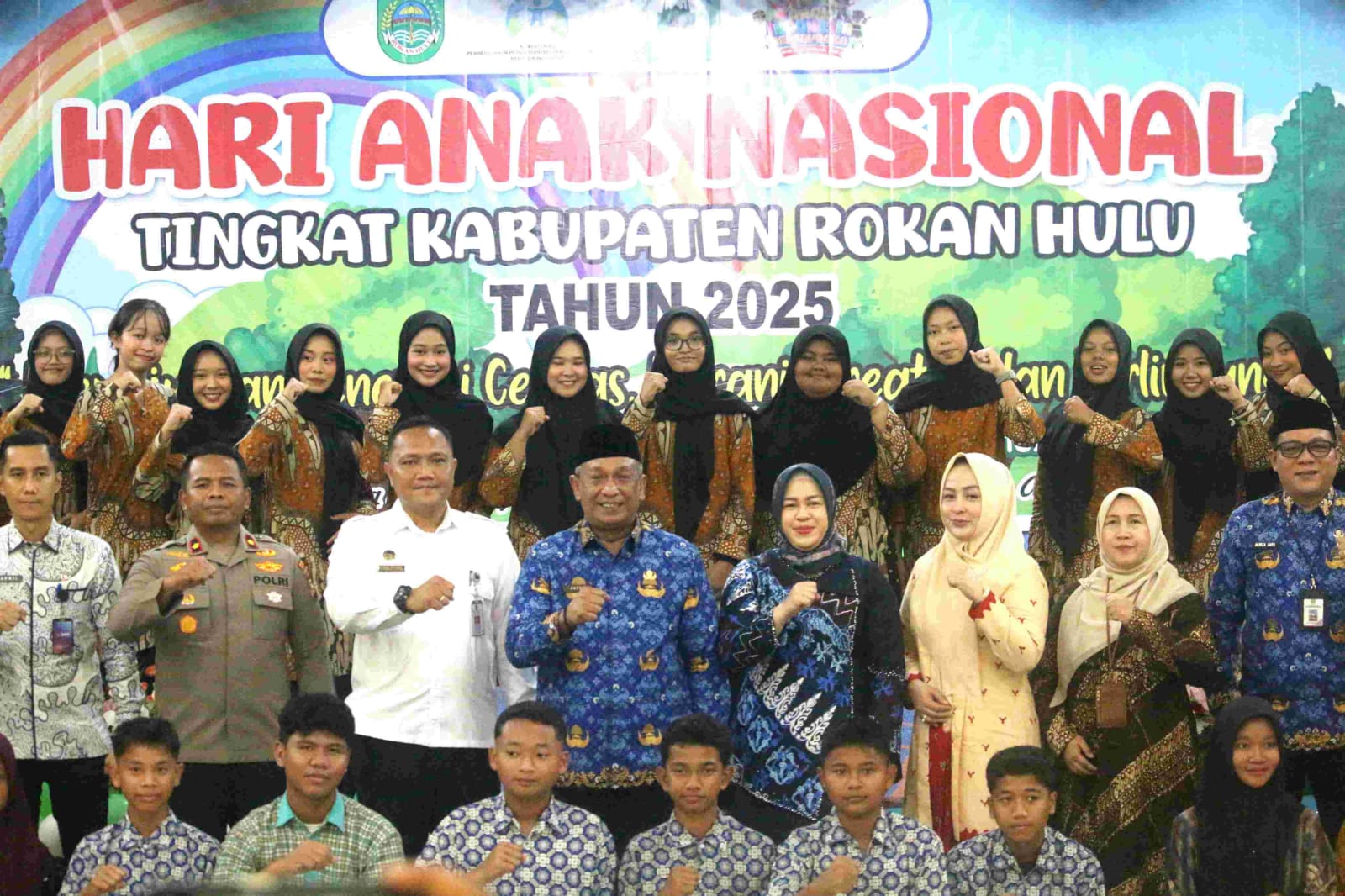 Pemerintah Kabupaten Rokan Hulu Gelar Hari Anak Nasional 2025, Fokus Wujudkan Generasi Cerdas Dan Terlindungi