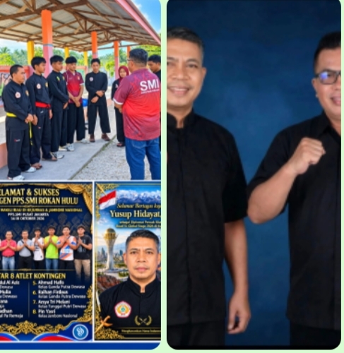 PPS SMI Rohul Lepas 8 Atlet Ke Kejurnas Cibubur, Pelatih Yusup Hidayat Jadi Duta Silat Indonesia Di Kazakhstan